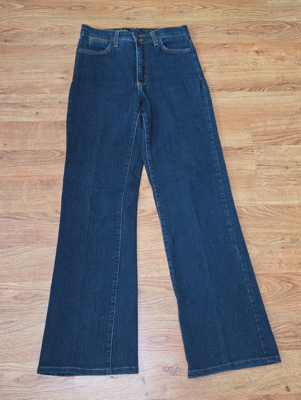 NYDJ Dark Blue Tummy Tuck Bootcut Jeans Size 4